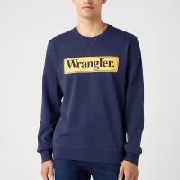 Лонгслив WRANGLER, Цвет: синий, Размер: XL