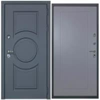 Дверь входная металлическая DIVA ДХ-30 2050x860 Правая Серый софт - Н10 Силк маус, тепло-шумоизоляция, антикоррозийная защита для квартиры