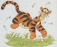 Tigger Watercolor #1134-76 Janlynn Набор для вышивания 17.8 x 15.2 см Счетный крест