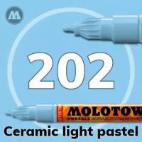 Маркер акриловый Molotow ONE4ALL 127HS 202 Светло-голубой (Ceramic light pastel) 2мм