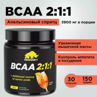 Аминокислоты PRIMEKRAFT BCAA 2:1:1 (БЦАА) Апельсиновый спритц, 150 г / 30 порций