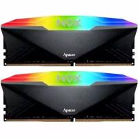 Оперативная память Apacer DDR4 16Gb (2x8Gb) 3600MHz pc-28800 NOX RGB AURA2 CL18 (AH4U16G36C25YNBAA-2)