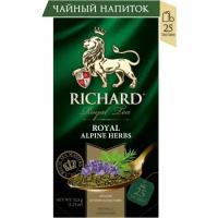 Чайный напиток Richard (Ричард) ROYAL ALPINE HERBS из 7 альпийских трав 25 сашетов