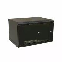 WRline WR-TW-0645-GP-RAL9004 Шкаф настенный 19-дюймовый (19"), 6U, 367x600х450мм, RAL 9004