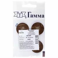 Пуговица Gamma WB-086 44 ( 28 мм) ( 4 шт) кокос №300 коричневый