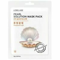 Тканевая маска с экстрактом жемчуга Lebelage Pearl Solution Mask Pack