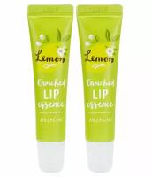 Welcos Бальзам для губ с экстрактом лимона Around me enriched lip essence, lemon, 8,7 гр, 2 шт