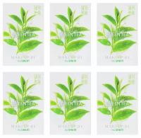 The Saem Маска на тканевой основе для лица с экстрактом зеленого чая Natural Green Tea Mask Sheet 21мл 6шт