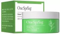 One Spring Green Tea Moisturizing Cream Увлажняющий крем для лица с зеленым чаем, 50 гр