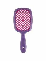 Janeke SUPERBRUSH Щетка для волос, 86SP226VIO, фиолетовый/фуксия, 20,3x8,5x3,1 см