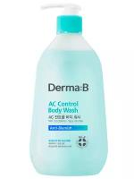 Противовоспалительный гель для душа с салициловой кислотой Derma:B AC Control Body Wash 420 мл