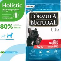 Сухой корм для взрослых собак маленьких и мини пород, Formula Natural Life Super Premium - низкозерновой, полнорационный, с курицей, Бразилия, 2,5 кг