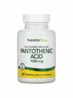 NaturesPlus Pantothenic acid Пантотеновая кислота