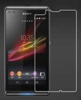 Фирменная оригинальная защитная пленка MyPads для телефона Sony Xperia L S36h (C2105) глянцевая