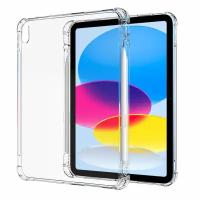 Чехол задняя-панель-накладка-бампер MyPads Tocco для iPad 10 10.9 2022 с усиленной защитой углов противоударный прозрачный