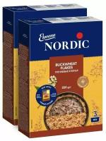 Nordic Хлопья гречневые 2 шт по 550г