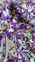 Ткань Вискоза плательно-блузочная с принтом пейсли Италия