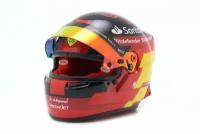 Helmet carlos sainz jr. #55 scuderia ferrari formula 1 2023 / шлем карлоса сайнца феррари (размеры 15 х 11 х 10 см)