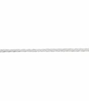 Шнур вязаный полипропиленовый 8 прядей белый d1,5 мм 50 м