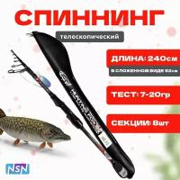 Спиннинг BoyaBy Hunting Fox красный 2,4м 5-20 гр