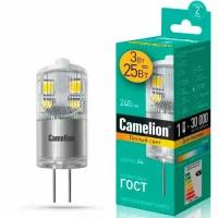 Лампа светодиодная Camelion JD G4 3 Вт 3000К 220V теплый свет 13862