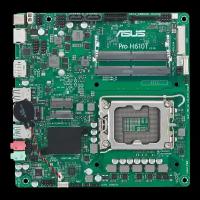 Материнская плата ASUS PRO H610T-CSM, LGA1700, H610, 2*DDR5, DP+HDMI, 2 SATA 6.0, M.2, USB 3.2, USB 2.0, mITX; 90MB1G60-M0EAYC (PRO H610T-CSM)