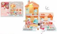 Кукольный дом Princess House с куклой (свет, пар) в коробке
