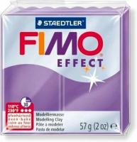 Полимерная глина FIMO Effect 604, полупрозрачный фиолетовый, 57г