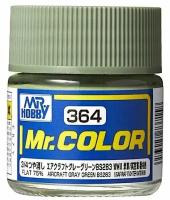 Mr.Color Краска эмалевая цвет Aircraft Gray Green BS283 (USAF/RAF Fighter Interior etc), 75% матовый, 10мл