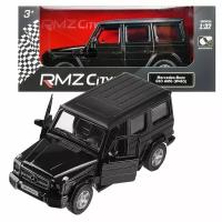 Машина металлическая RMZ City серия 1:32 Mercedes Benz G63 AMG, инерционный механизм, двери открываются, черный цвет