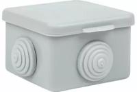 Коробка распаячная пылевлагозащитная с эластичным мембранным вводом упр 65*65/45.2.3 030-036