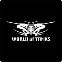 Наклейка на авто "World of Tanks" 20х8 см