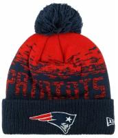 Шапка с помпоном NEW ERA 12122721 New England Patriots NFL, размер ONE