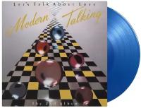 Виниловая пластинка Modern Talking. Lets Talk About Love. Translucent Blue (LP)