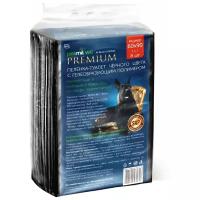 Пеленки для собак впитывающие Мedmil Petmil WC Black Premium 60х90 см