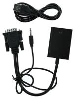 Адаптер / переходник HDMI to VGA Adapter + AUX провод