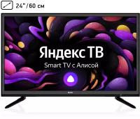 Телевизор LED BBK 23.6" 24LEX-7289/TS2C Smart Яндекс. ТВ черный/HD