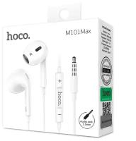 Наушники с микрофоном HOCO M101 MAX, 3,5мм, белый