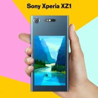 Силиконовый чехол на Sony Xperia XZ1 Озеро / для Сони Иксперия ИксЗ 1