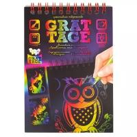 Гравюра Danko Toys блокнот А6 Grattage (GRT-02-01) цветная основа