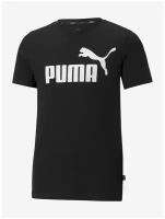 Футболка PUMA/58696001/ESS Logo Tee/черный/164