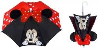 Детский зонт с ушками Disney "Красотка", Минни Маус, 8 спиц, D 52 см (1670942)