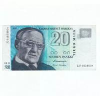 Финляндия 20 марок 1993 г