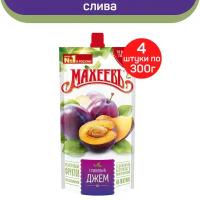 Джем Махеевъ Сливовый, 4 шт. по 300 г