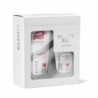 Набор подарочный для женщин Silapant BEAUTY BOX (крем/лица омолаживающий, 75 мл + крем-гель для век, 30 мл)