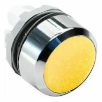 1SFA611101R2003 Кнопка MP2-20Y желтая (только корпус) без подсветки с фиксацией ABB