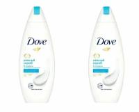 Dove Гель-скраб для душа Nutrium Moisture, 250 мл, 2 шт