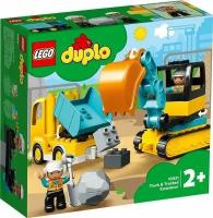 Конструктор LEGO DUPLO 10931 Грузовик и гусеничный экскаватор