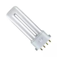 Лампа люминесцентная OSRAM, Dulux S/E 11W/827 2G7, T12, 11Вт, 2700К