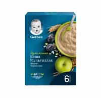 Каша мультизлак безмолочная Gerber яблоко и чернослив 6+